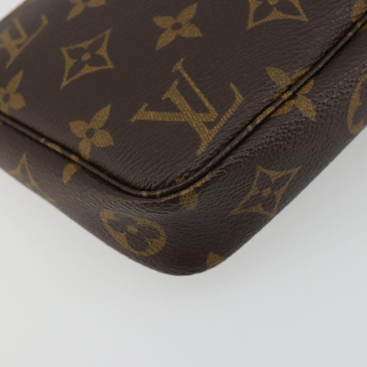 LOUIS VUITTON Monogram Pochette Accessoires Pouch M51980 LV Auth 186571SAV