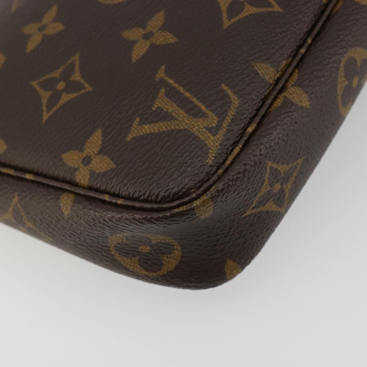 LOUIS VUITTON Monogram Pochette Accessoires Pouch M51980 LV Auth 186571SAV