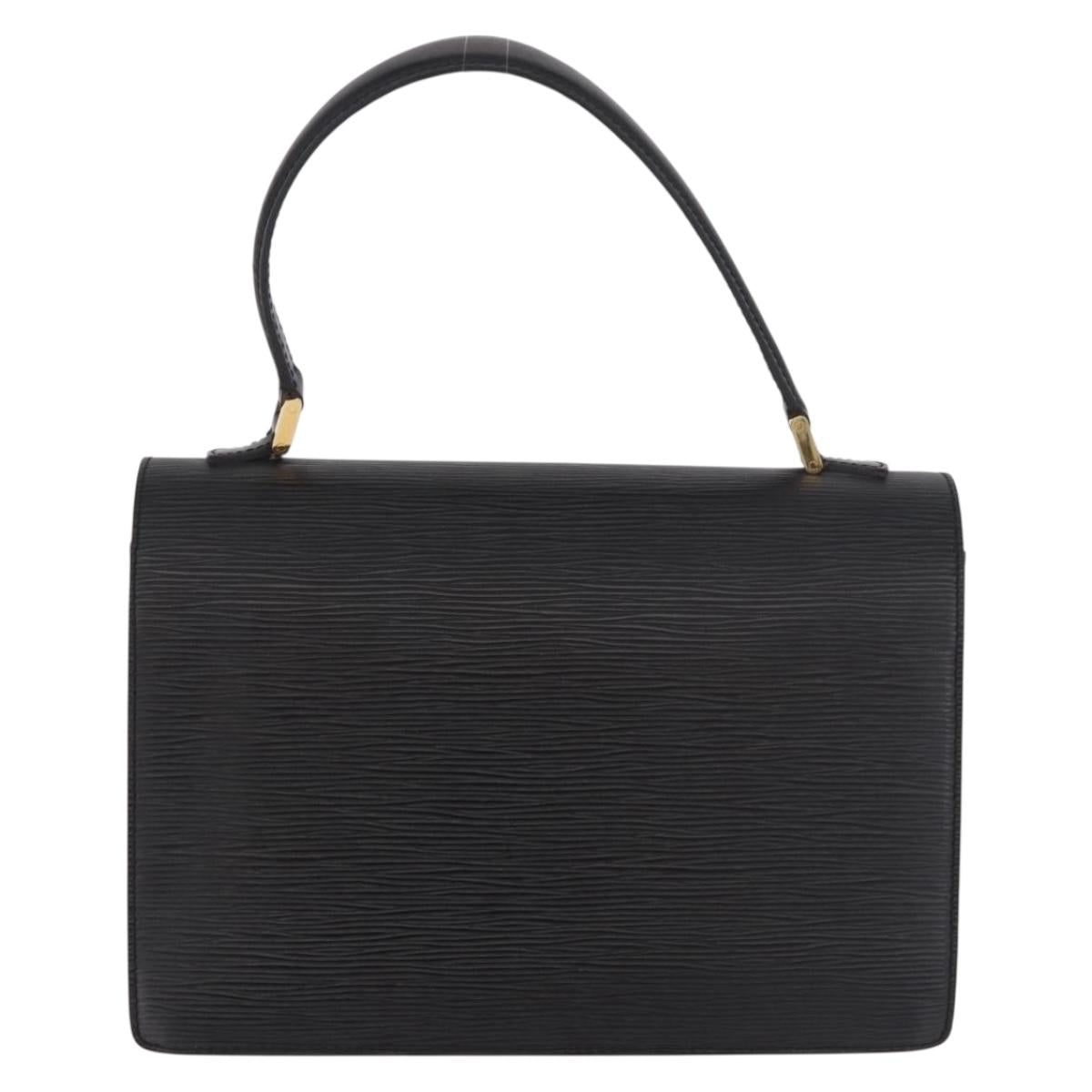 LOUIS VUITTON Epi Concorde Hand Bag Black M52132 LV Auth 186573