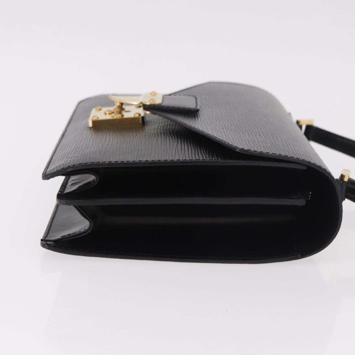 LOUIS VUITTON Epi Concorde Hand Bag Black M52132 LV Auth 186573