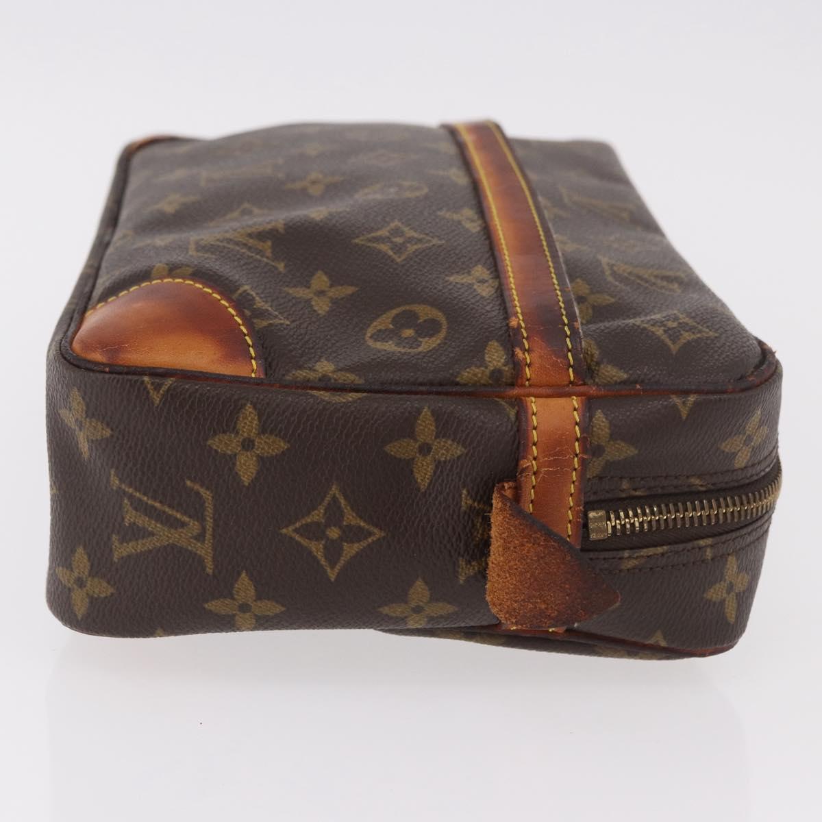 LOUIS VUITTON Monogram Compiegne 28 Clutch Bag M51845 LV Auth 186575
