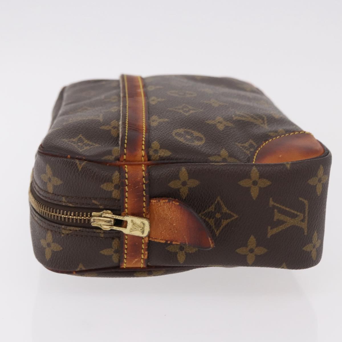 LOUIS VUITTON Monogram Compiegne 28 Clutch Bag M51845 LV Auth 186575