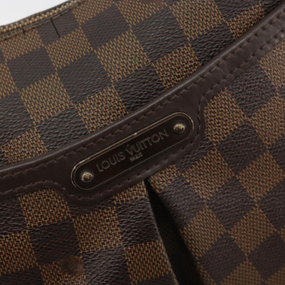 LOUIS VUITTON Damier Ebene Bloomsbury PM Shoulder Bag N42251 LV Auth 186576