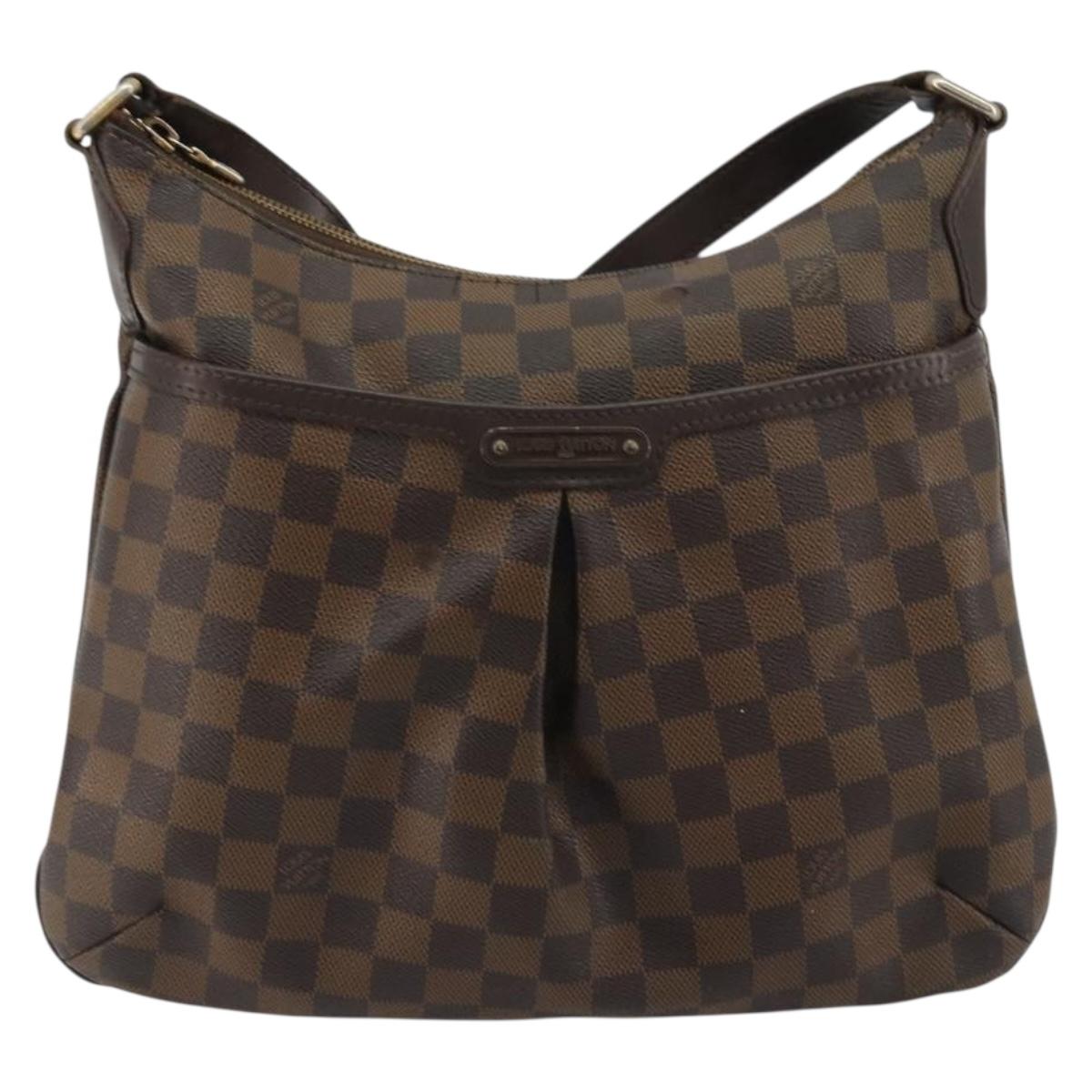 LOUIS VUITTON Damier Ebene Bloomsbury PM Shoulder Bag N42251 LV Auth 186576