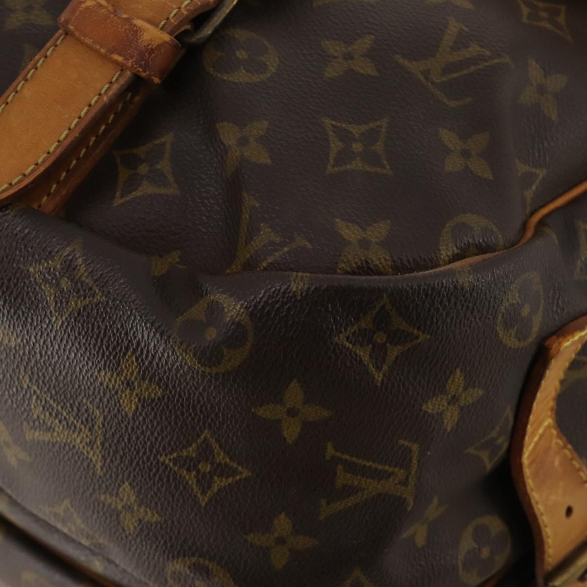 LOUIS VUITTON Monogram Saumur40 Shoulder Bag LV Auth 186579