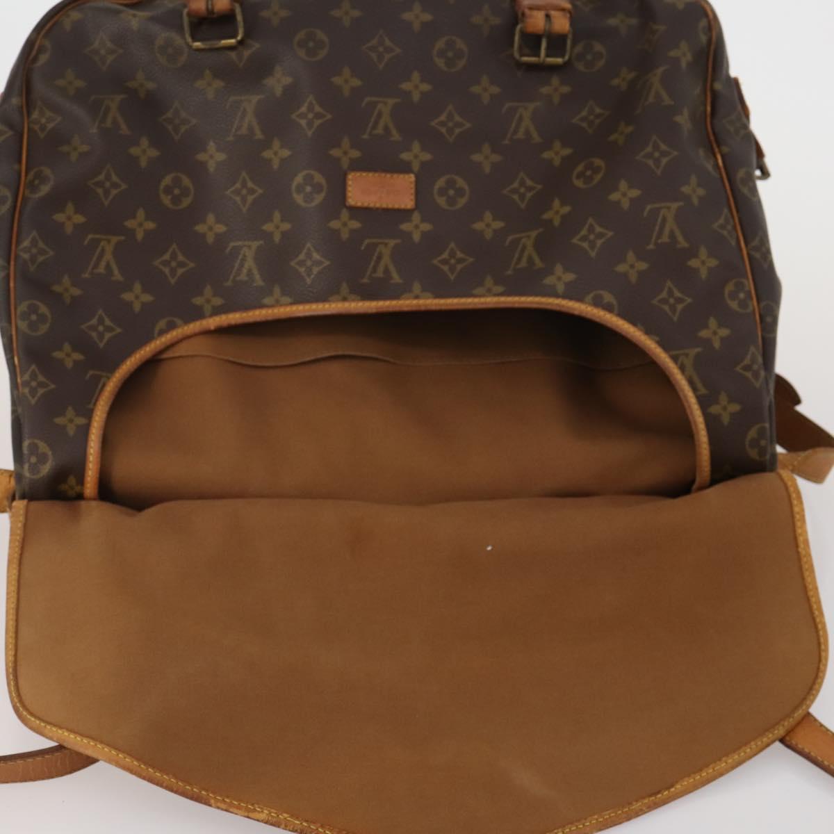 LOUIS VUITTON Monogram Saumur40 Shoulder Bag LV Auth 186579