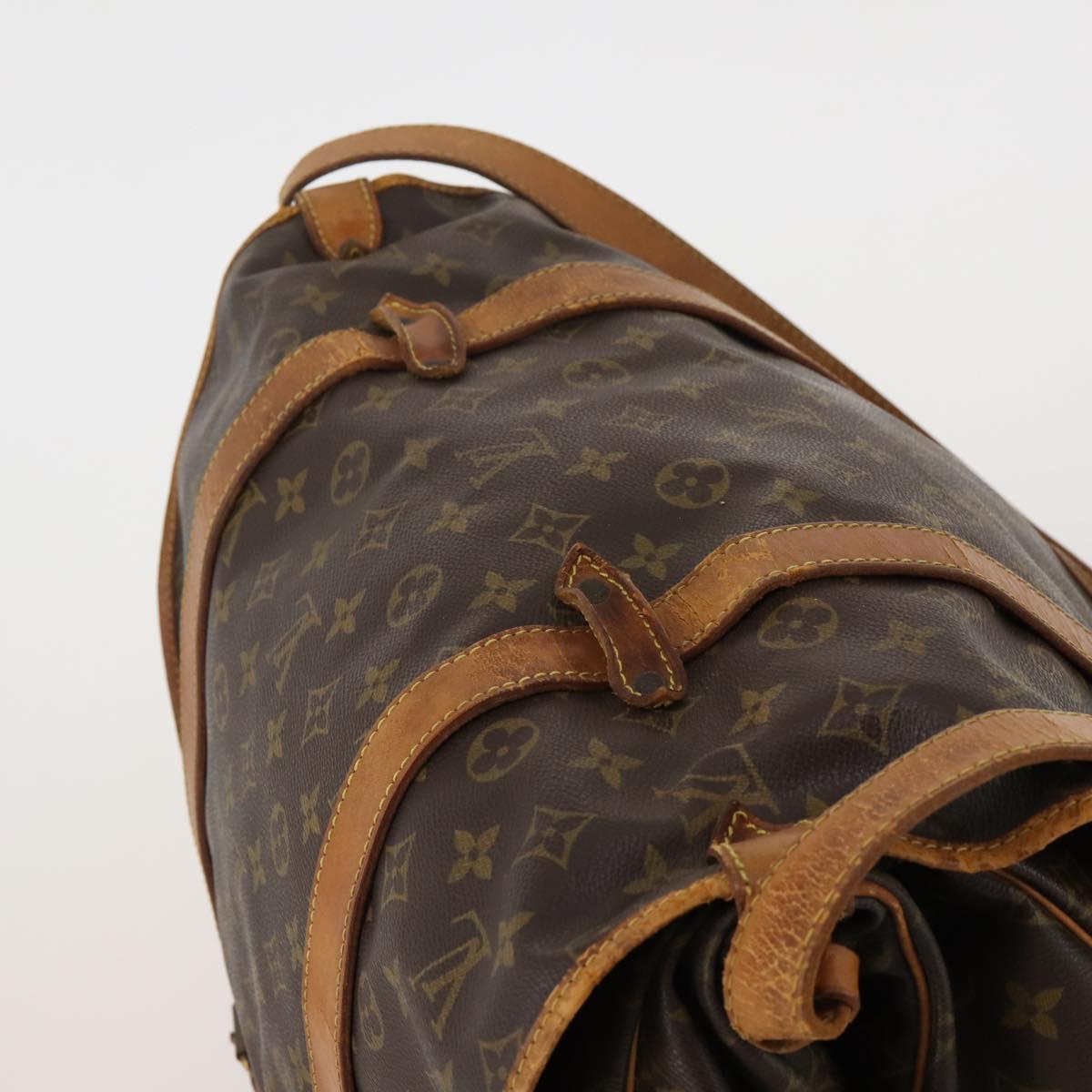 LOUIS VUITTON Monogram Saumur40 Shoulder Bag LV Auth 186579