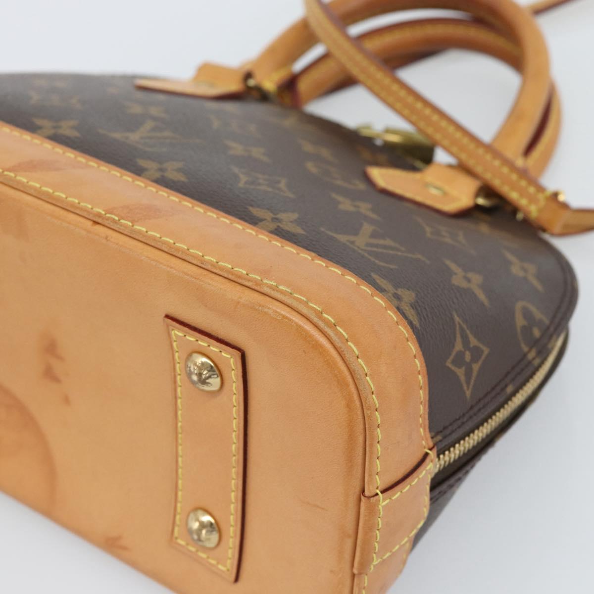 LOUIS VUITTON Monogram Alma BB Hand Bag 2way M53152 LV Auth 186581A