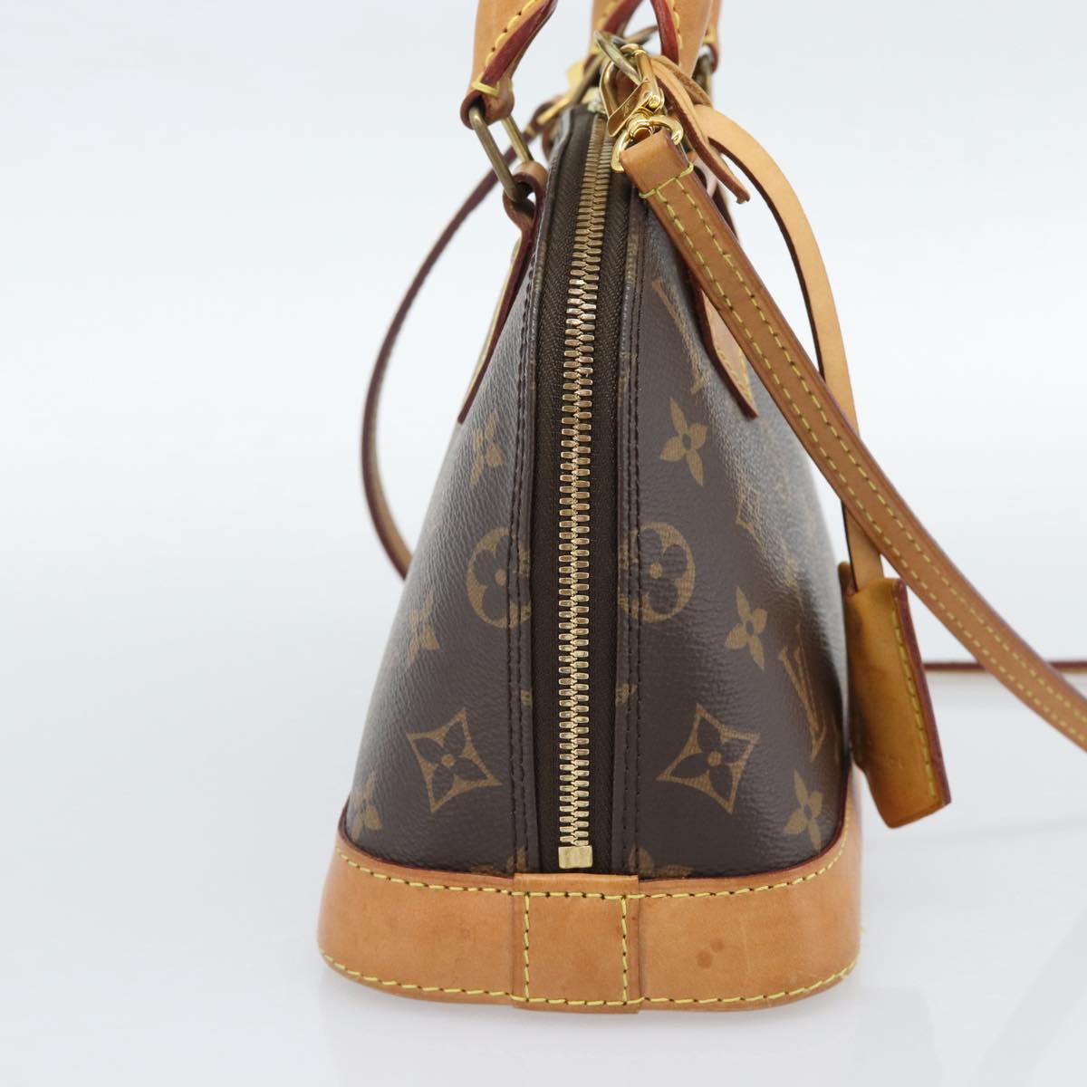 LOUIS VUITTON Monogram Alma BB Hand Bag 2way M53152 LV Auth 186581A