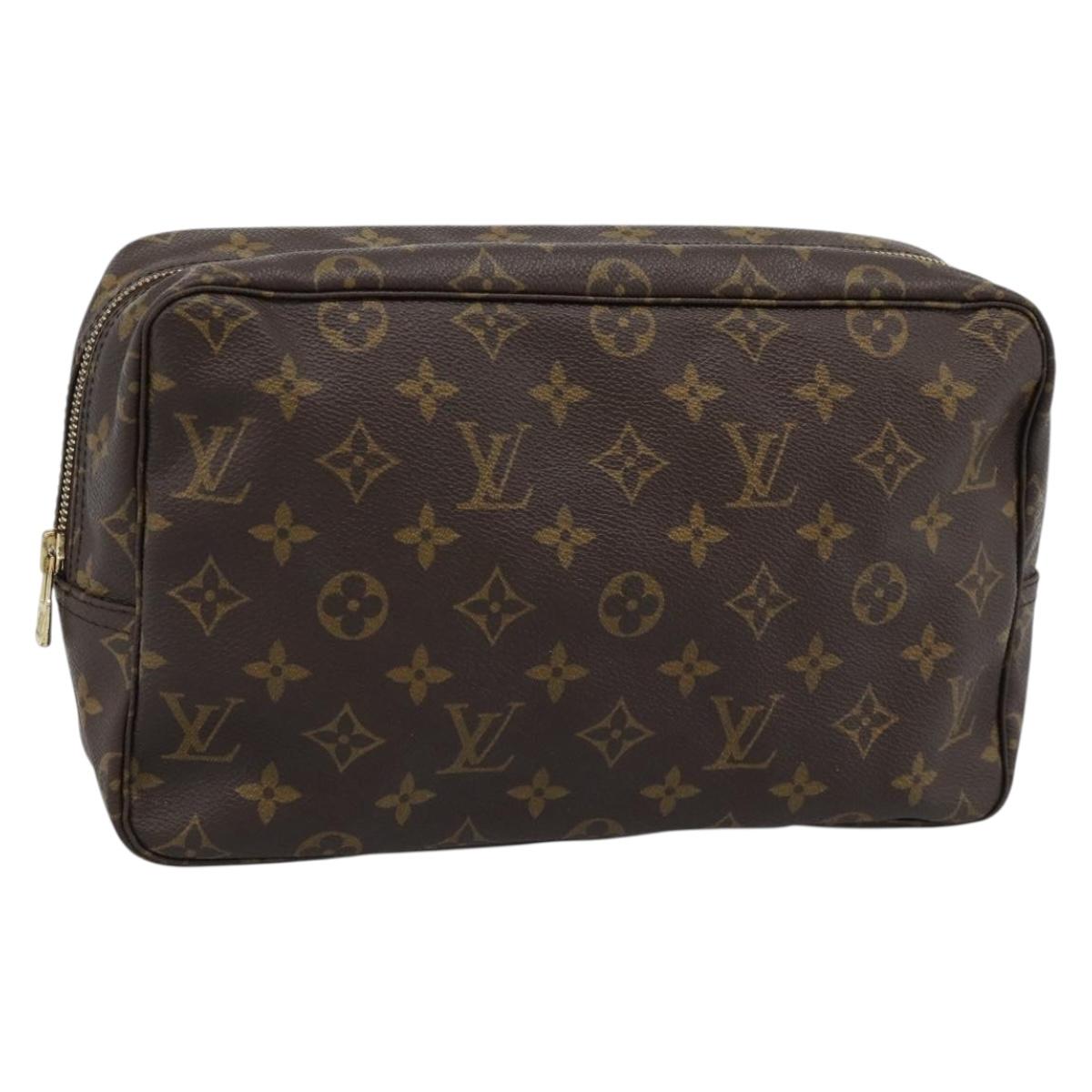 LOUIS VUITTON Monogram Trousse Toilette 28 Clutch Bag M47522 LV Auth 186583A
