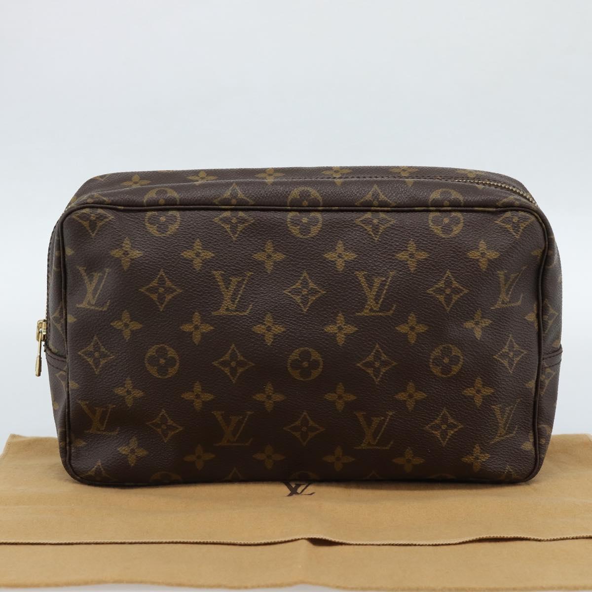 LOUIS VUITTON Monogram Trousse Toilette 28 Clutch Bag M47522 LV Auth 186583A