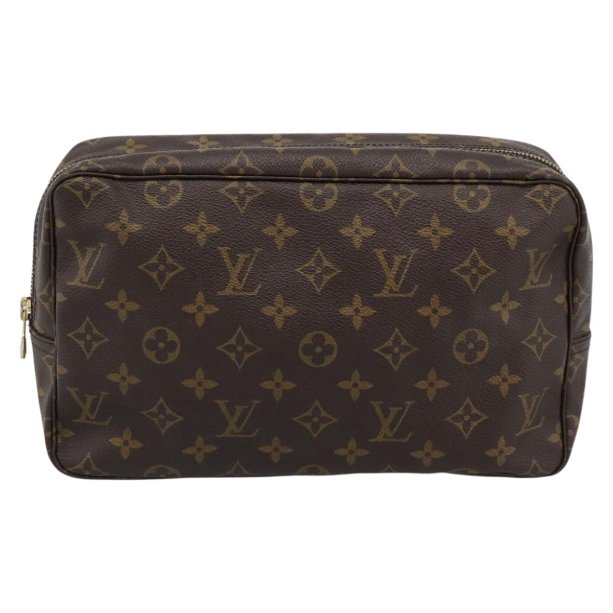LOUIS VUITTON Monogram Trousse Toilette 28 Clutch Bag M47522 LV Auth 186583A