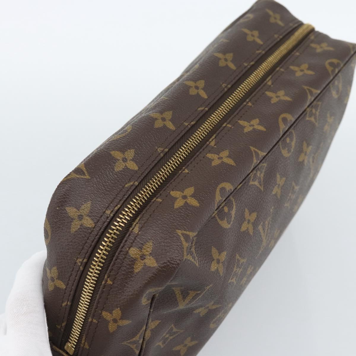 LOUIS VUITTON Monogram Trousse Toilette 28 Clutch Bag M47522 LV Auth 186583A