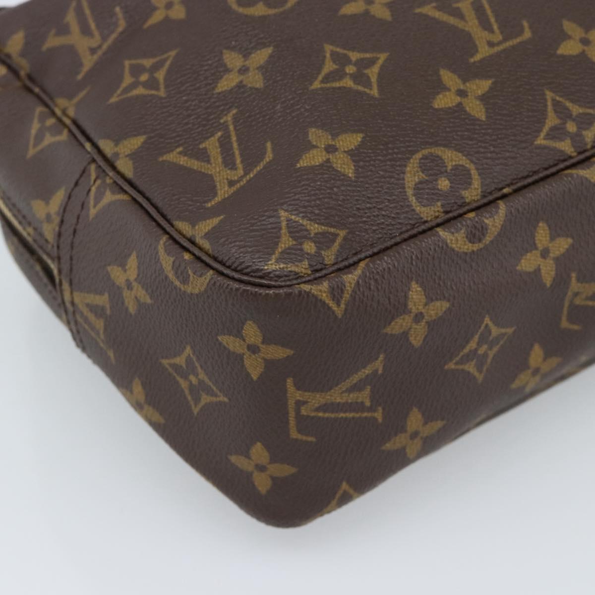 LOUIS VUITTON Monogram Trousse Toilette 28 Clutch Bag M47522 LV Auth 186583A