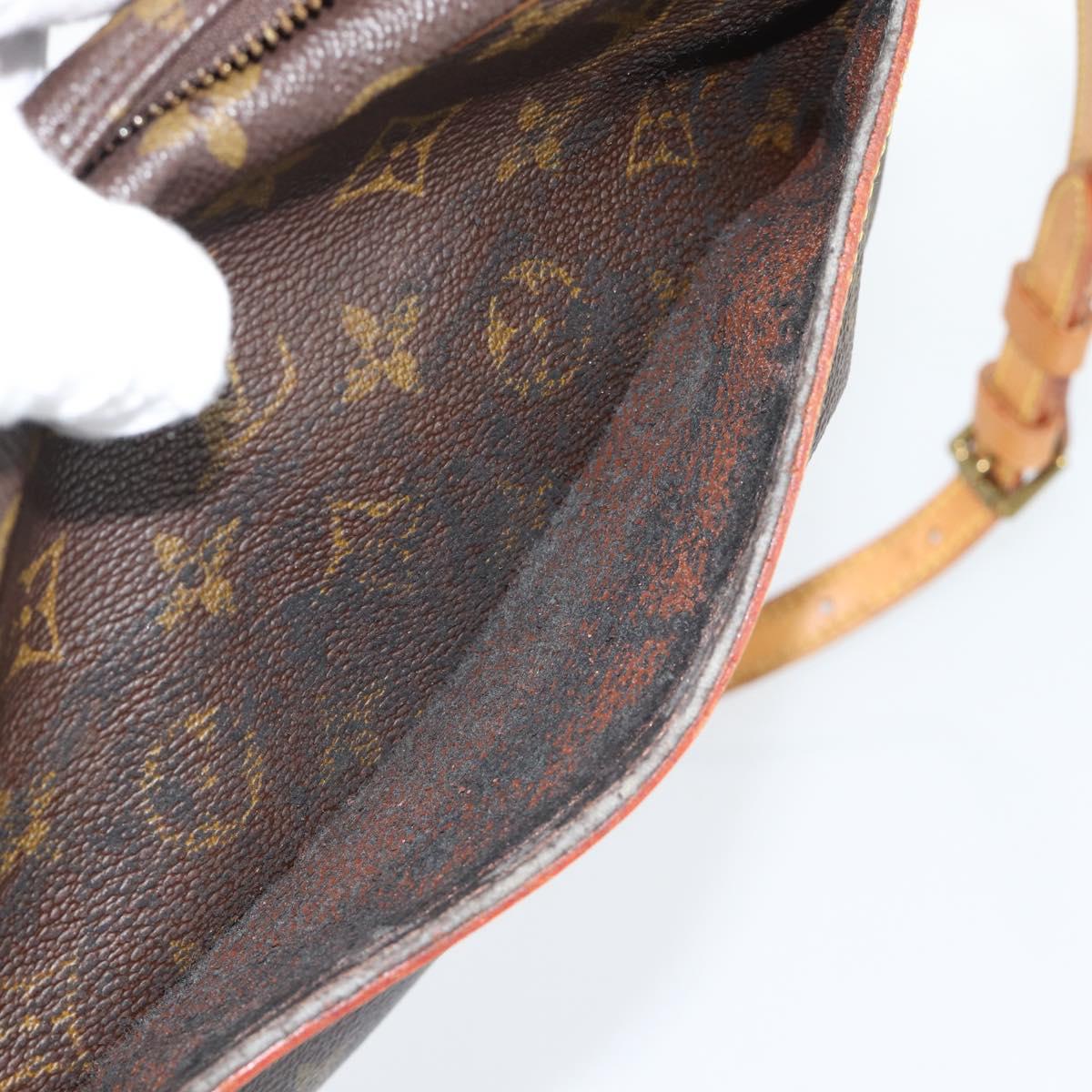 LOUIS VUITTON Monogram Jeune Fille MM Shoulder Bag M51226 LV Auth 186585