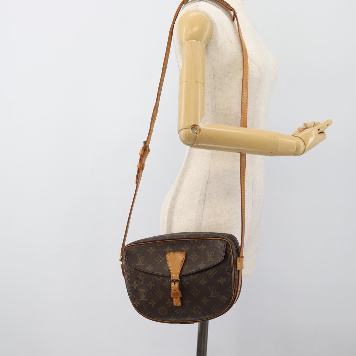 LOUIS VUITTON Monogram Jeune Fille MM Shoulder Bag M51226 LV Auth 186585