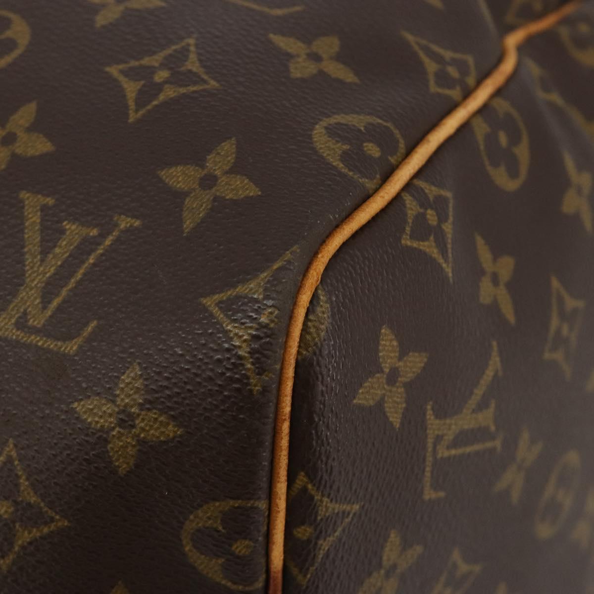 LOUIS VUITTON Monogram Keepall 55 Boston Bag M41424 LV Auth 186586