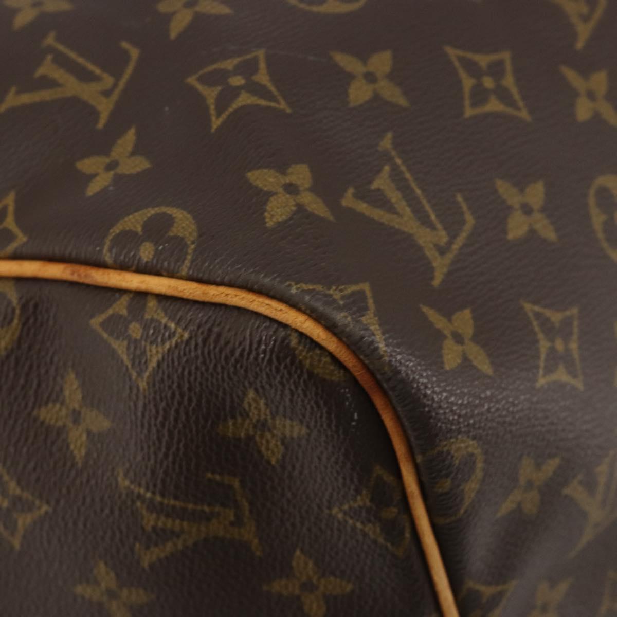 LOUIS VUITTON Monogram Keepall 55 Boston Bag M41424 LV Auth 186586