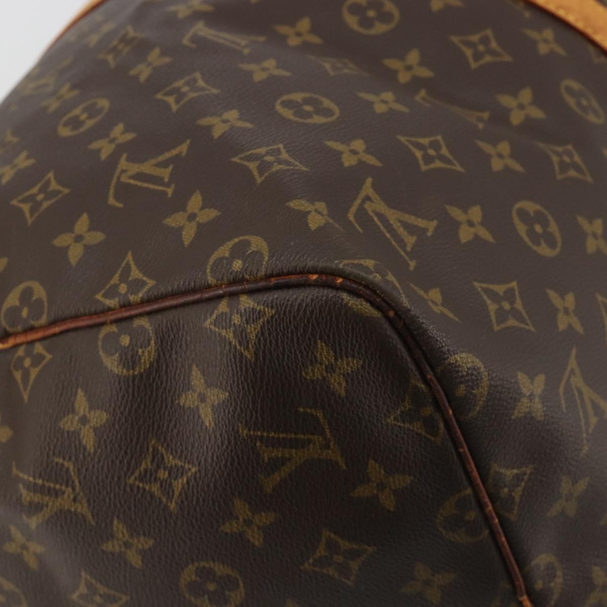 LOUIS VUITTON Monogram Keepall 55 Boston Bag M41424 LV Auth 186586