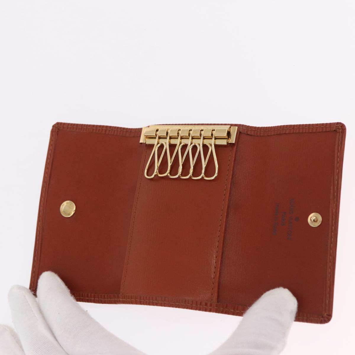 LOUIS VUITTON Epi Multicles 6 Key Case Brown M63813 LV Auth 186605A
