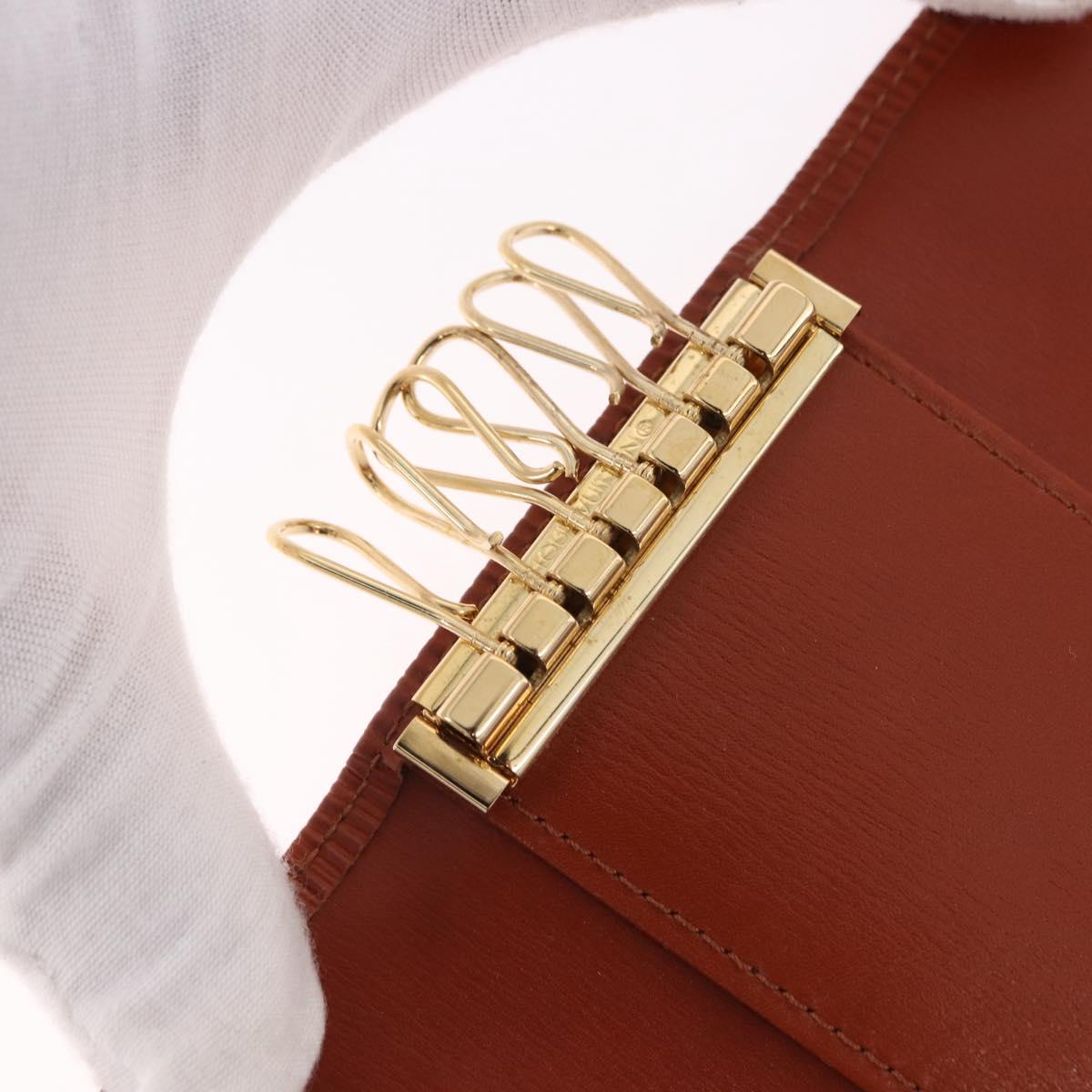 LOUIS VUITTON Epi Multicles 6 Key Case Brown M63813 LV Auth 186605A