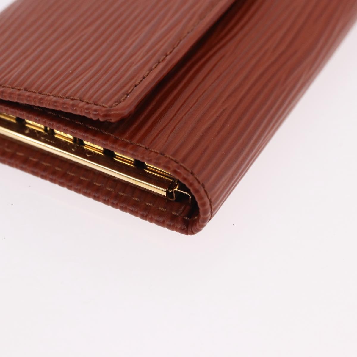 LOUIS VUITTON Epi Multicles 6 Key Case Brown M63813 LV Auth 186605A