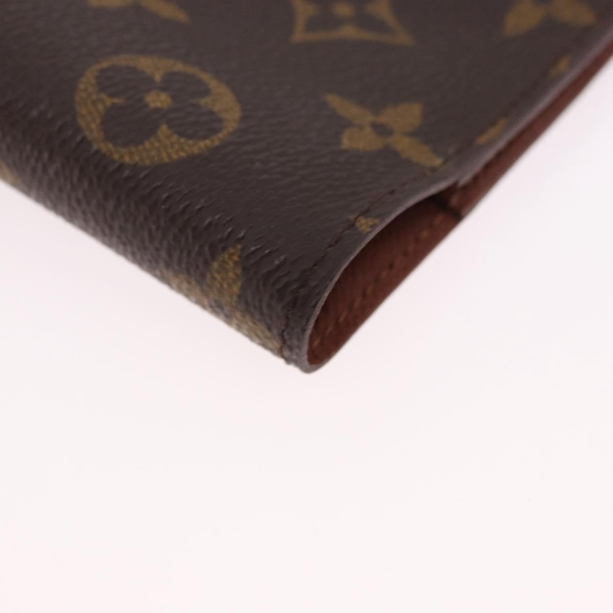 LOUIS VUITTON Monogram Agenda PM Day Planner Cover R20005 LV Auth 186606A