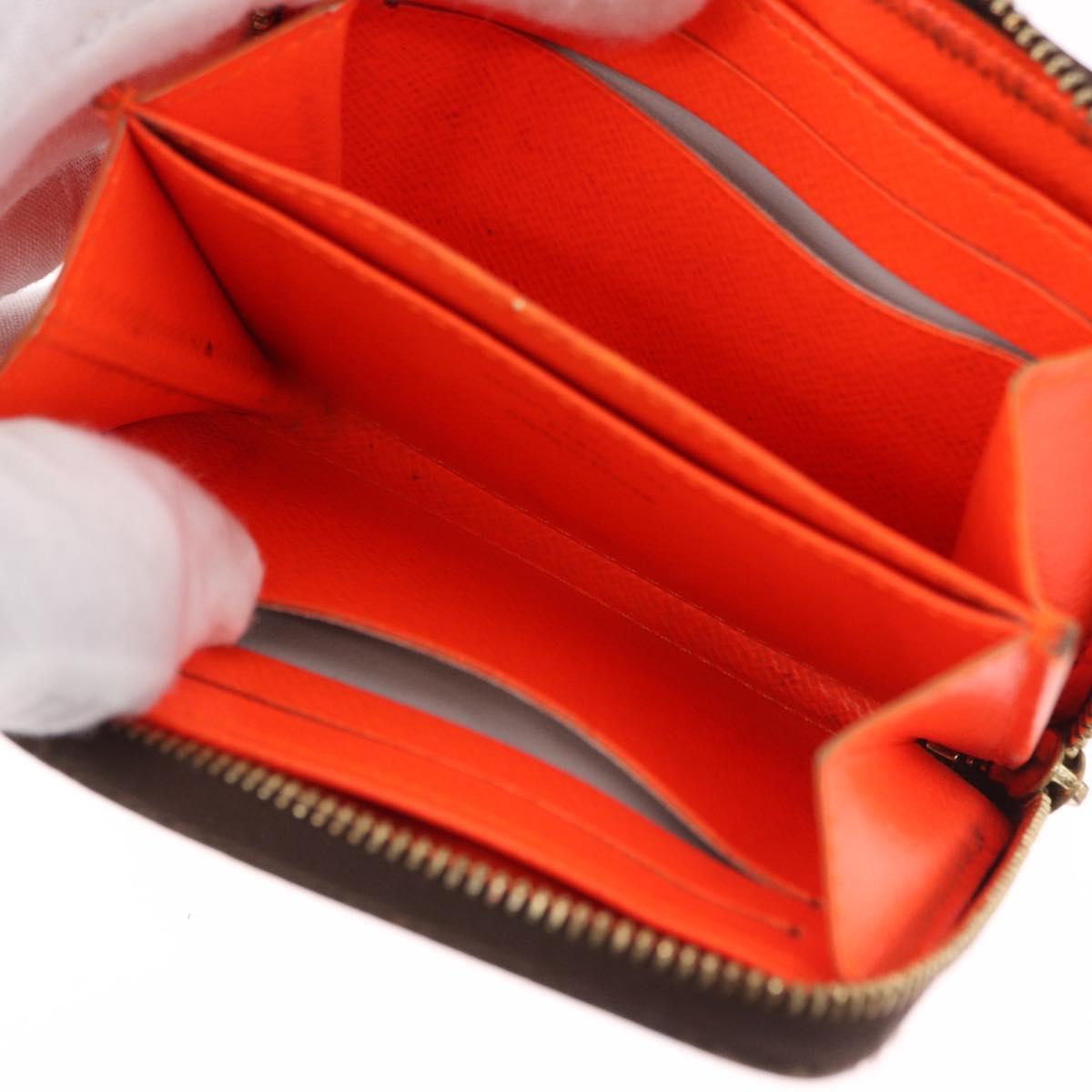 LOUIS VUITTON Monogram Graffiti Zippy Coin Purse Orange M93708 LV Auth 186607