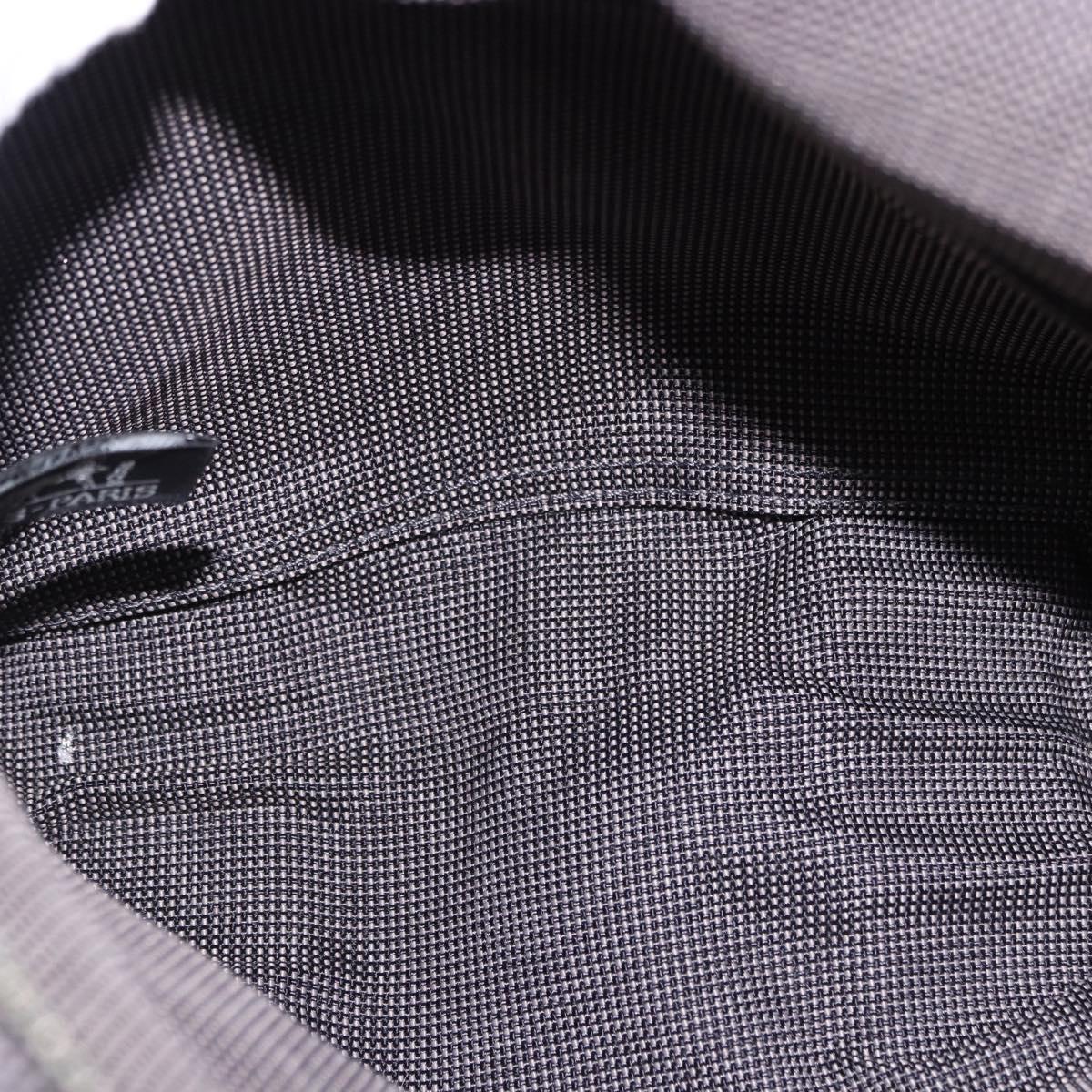 HERMES Her Line A Dos PM Backpack Canvas Gray Silver Auth 186618A