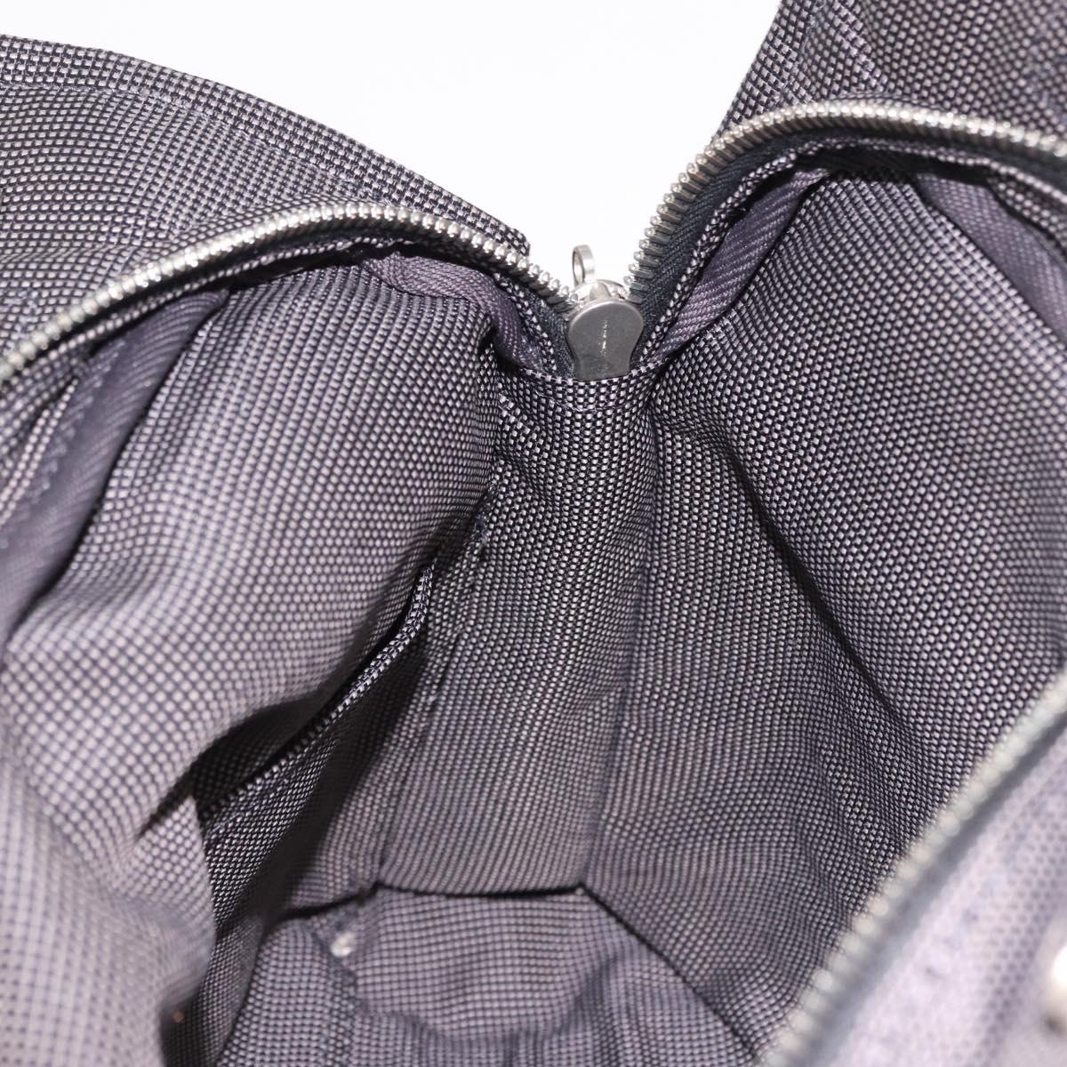 HERMES Her Line A Dos PM Backpack Canvas Gray Silver Auth 186618A