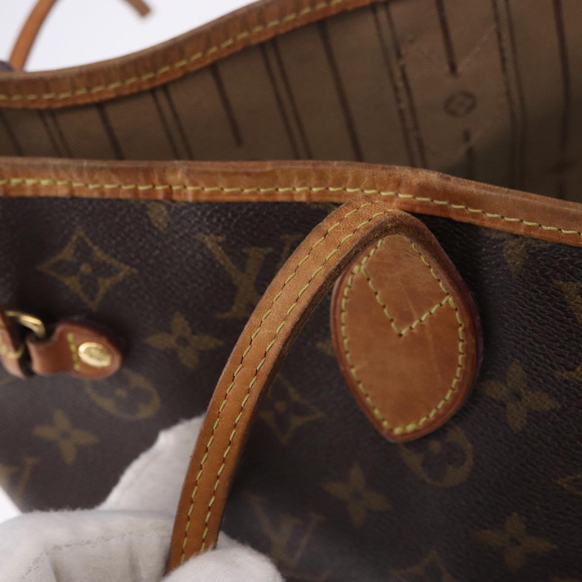 LOUIS VUITTON Monogram Neverfull MM Tote Bag ""Strong Odor"" M40156 Auth 186619