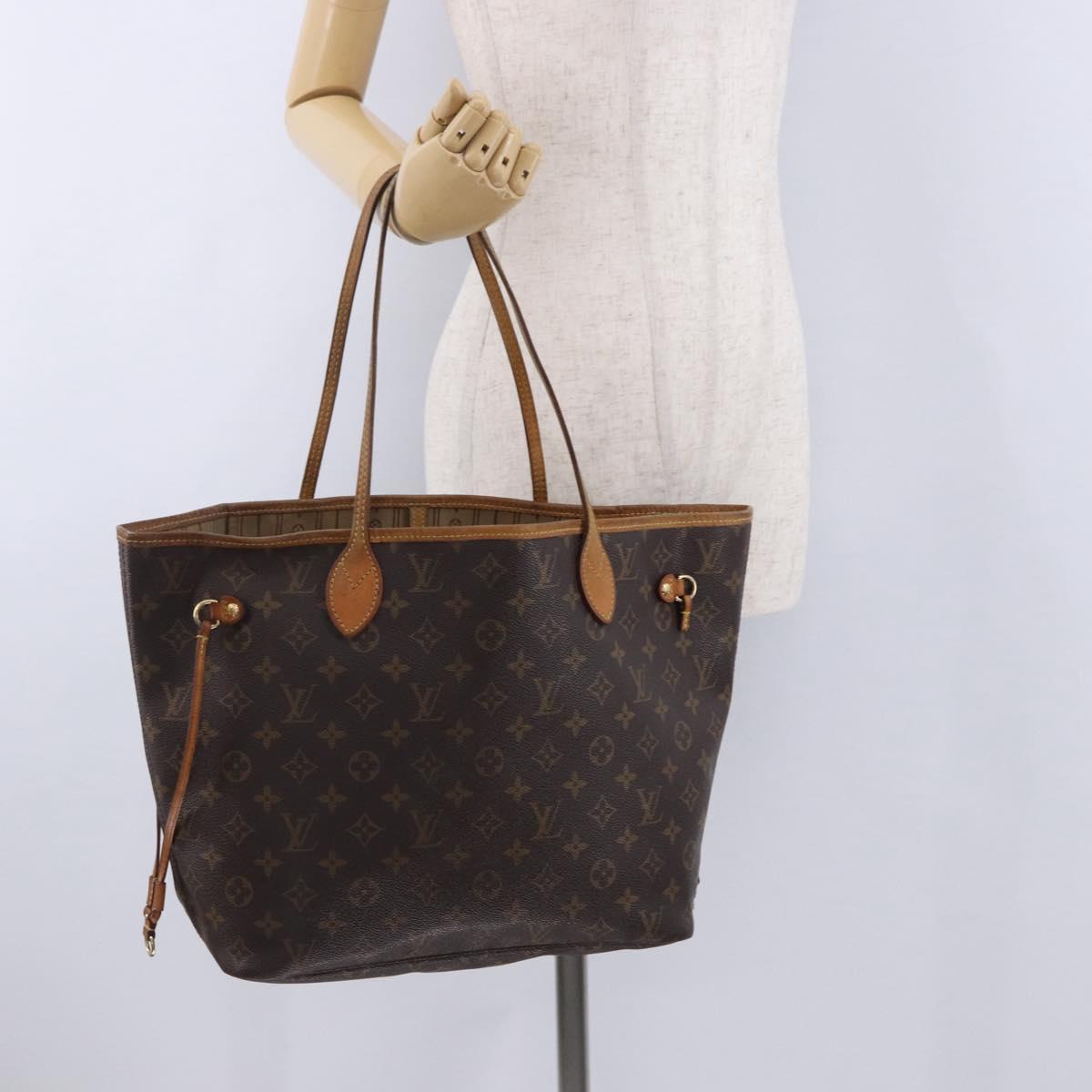 LOUIS VUITTON Monogram Neverfull MM Tote Bag ""Strong Odor"" M40156 Auth 186619