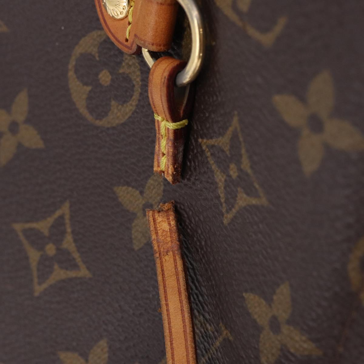 LOUIS VUITTON Monogram Neverfull MM Tote Bag ""Strong Odor"" M40156 Auth 186619