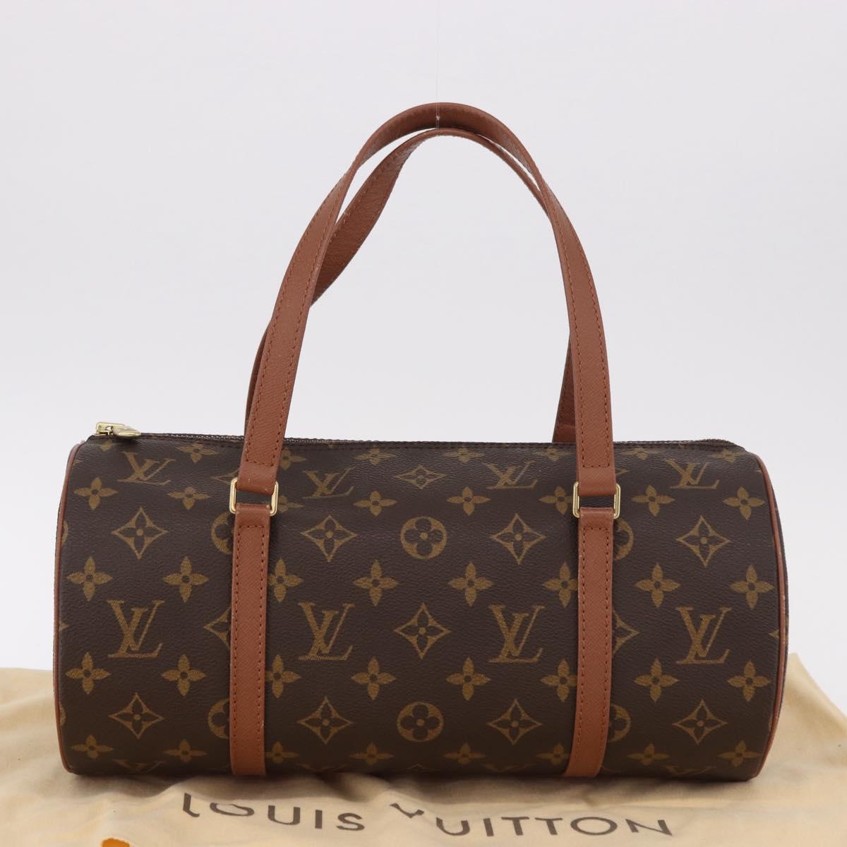 LOUIS VUITTON Monogram Papillon 30 Hand Bag M51385 LV Auth 186620A
