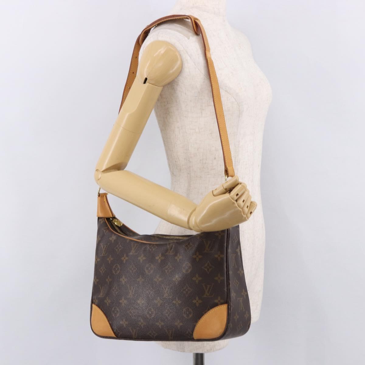 LOUIS VUITTON Monogram Boulogne 30 Shoulder Bag M51265 LV Auth 186621A