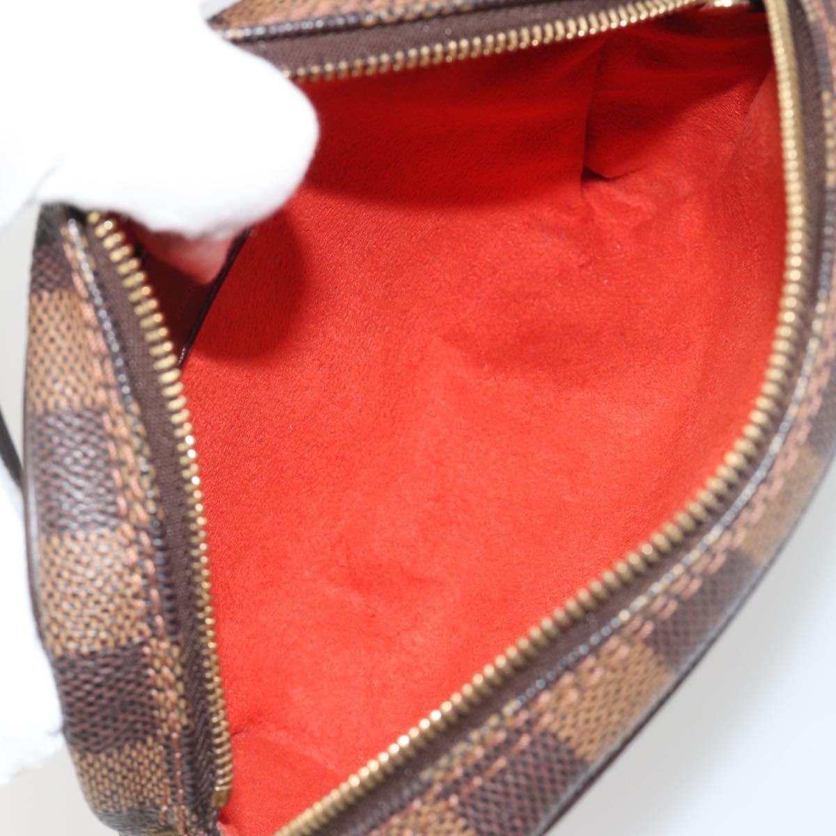 LOUIS VUITTON Damier Ebene Pochette Ipanema Shoulder Bag N51296 LV Auth 186622A