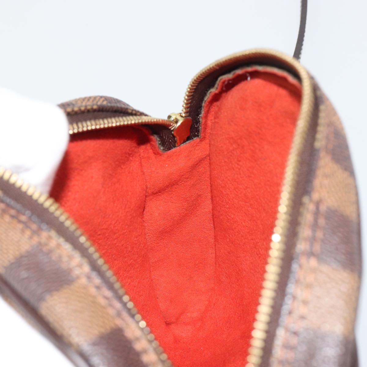 LOUIS VUITTON Damier Ebene Pochette Ipanema Shoulder Bag N51296 LV Auth 186622A