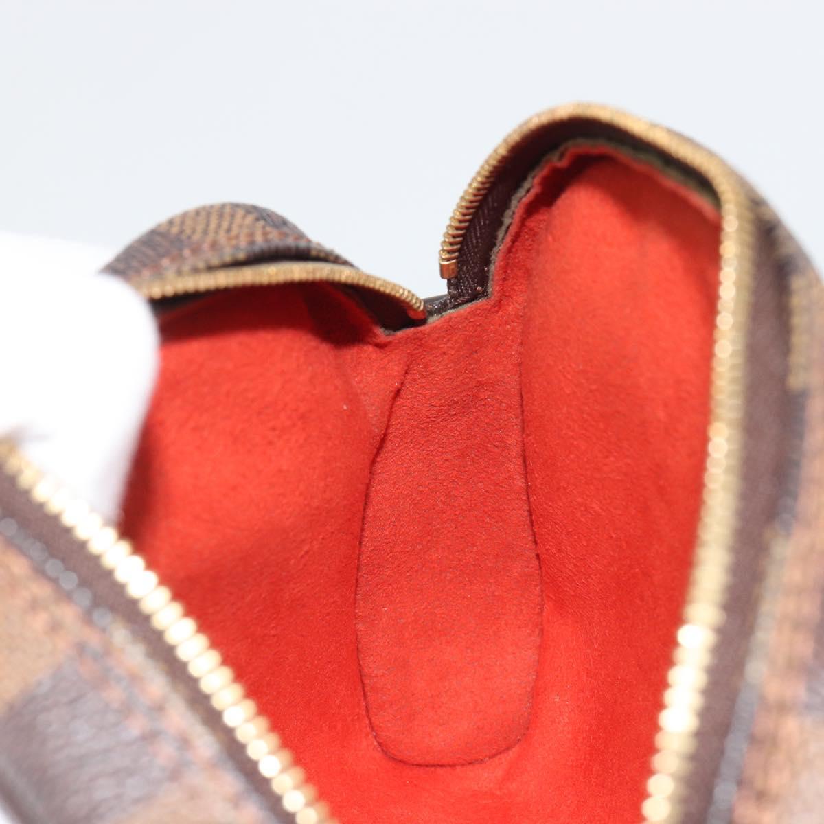 LOUIS VUITTON Damier Ebene Pochette Ipanema Shoulder Bag N51296 LV Auth 186622A