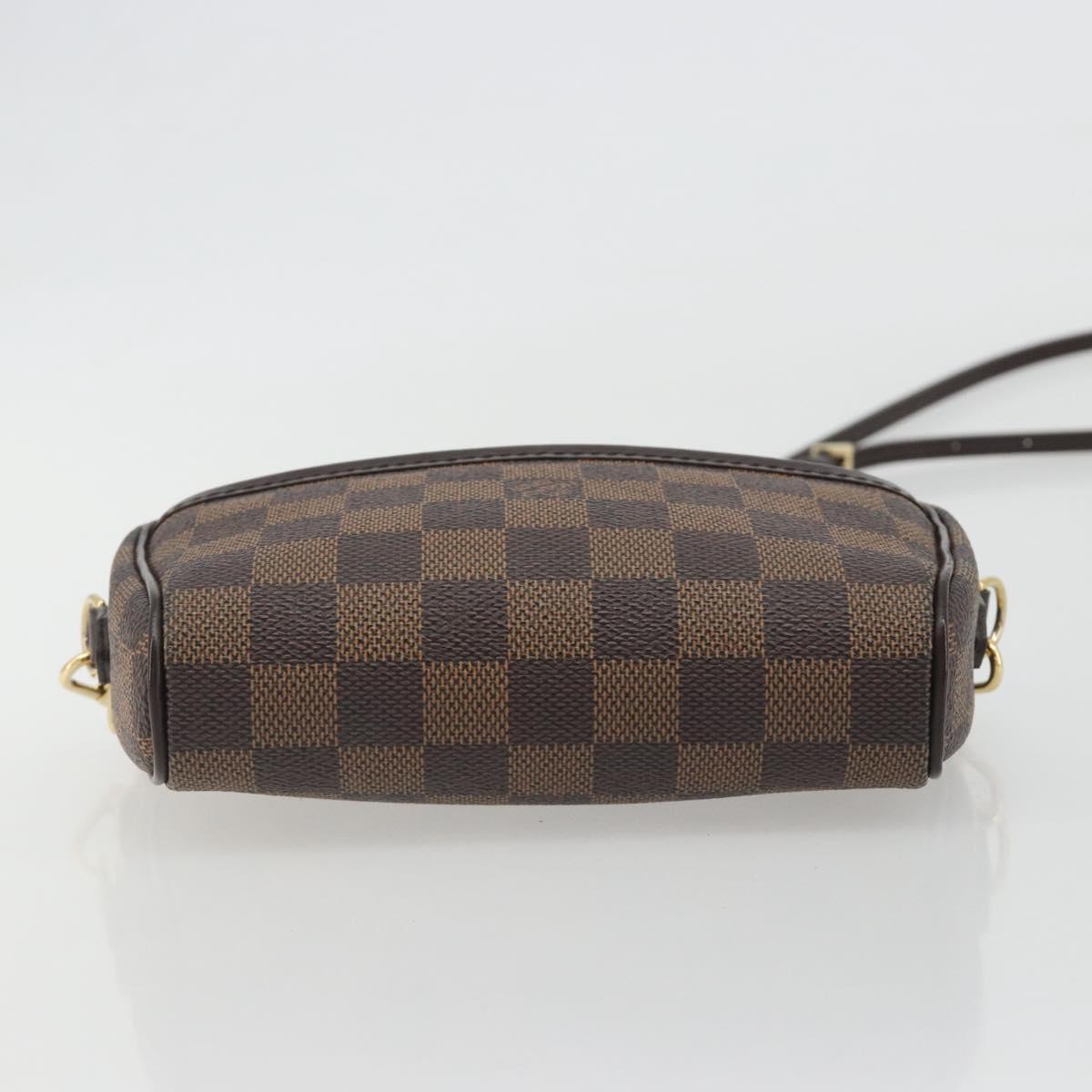 LOUIS VUITTON Damier Ebene Pochette Ipanema Shoulder Bag N51296 LV Auth 186622A