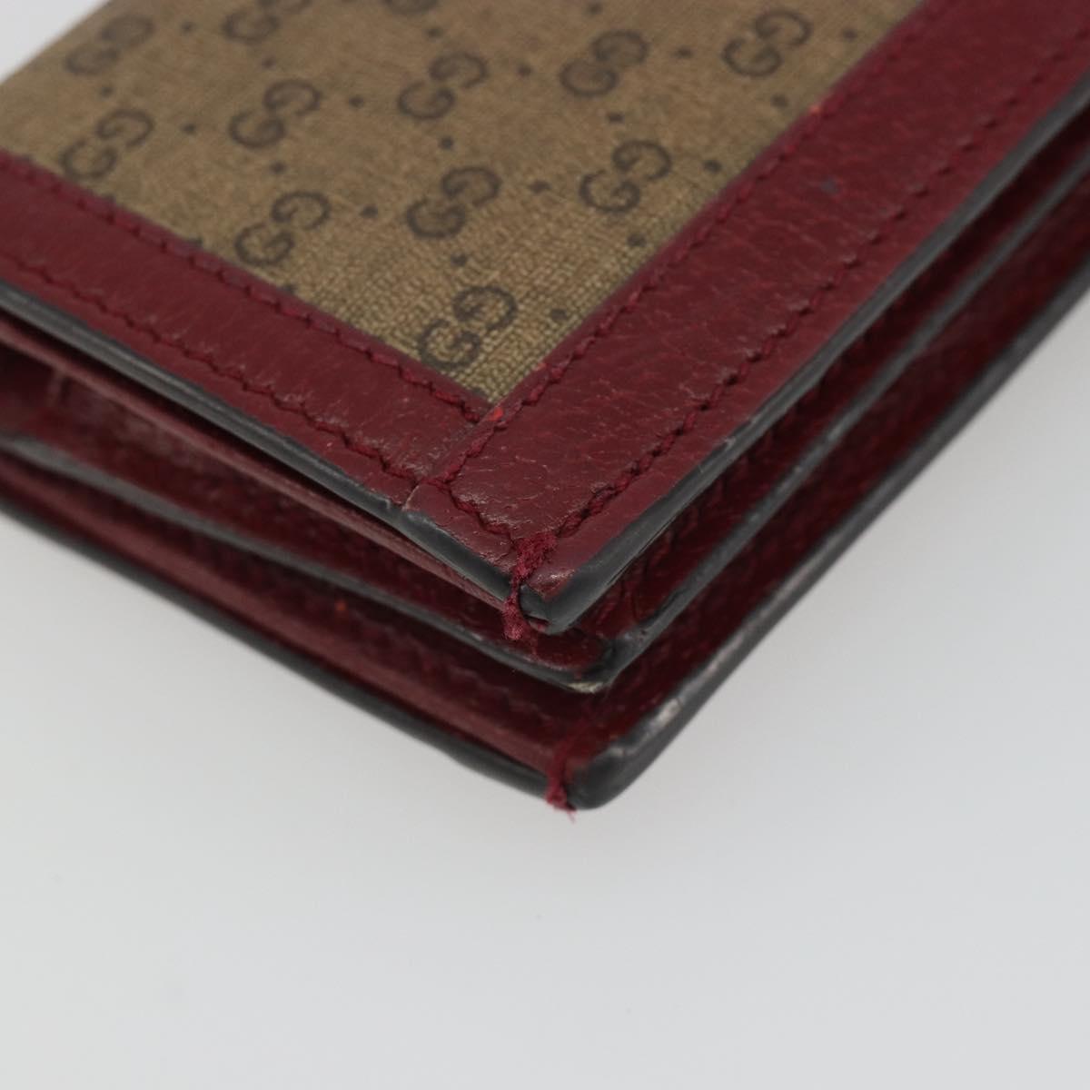 GUCCI Micro GG Supreme Doraemon Compact Wallet PVC Beige 647788 Auth 186625A