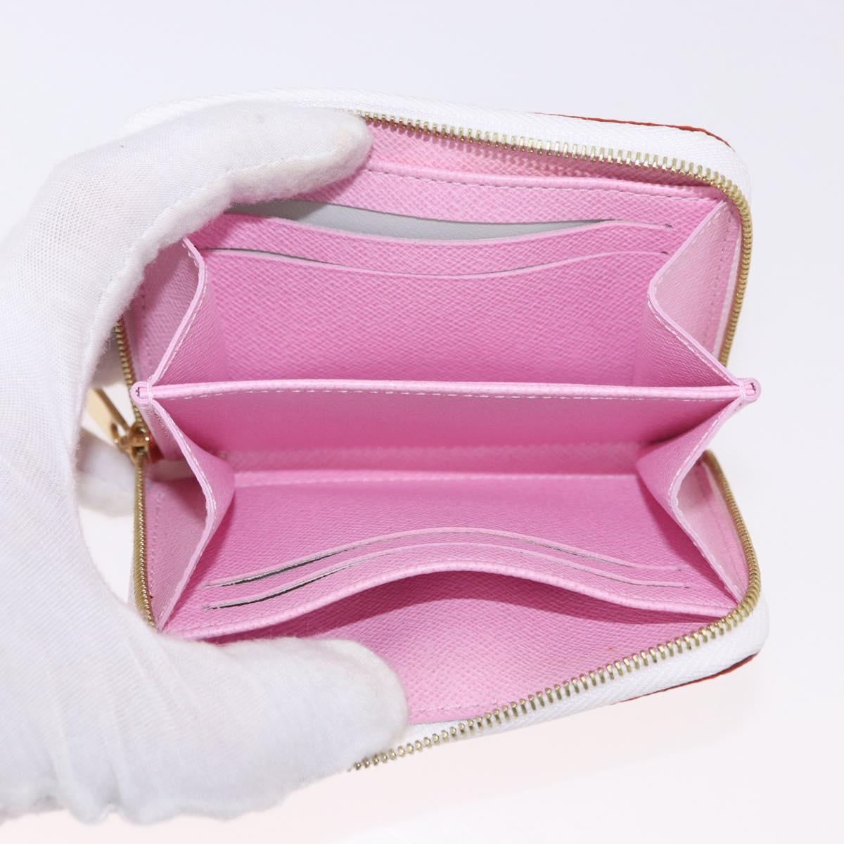 LOUIS VUITTON Monogram Multicolor Zippy Coin Purse White M93741 Auth 186626SAM