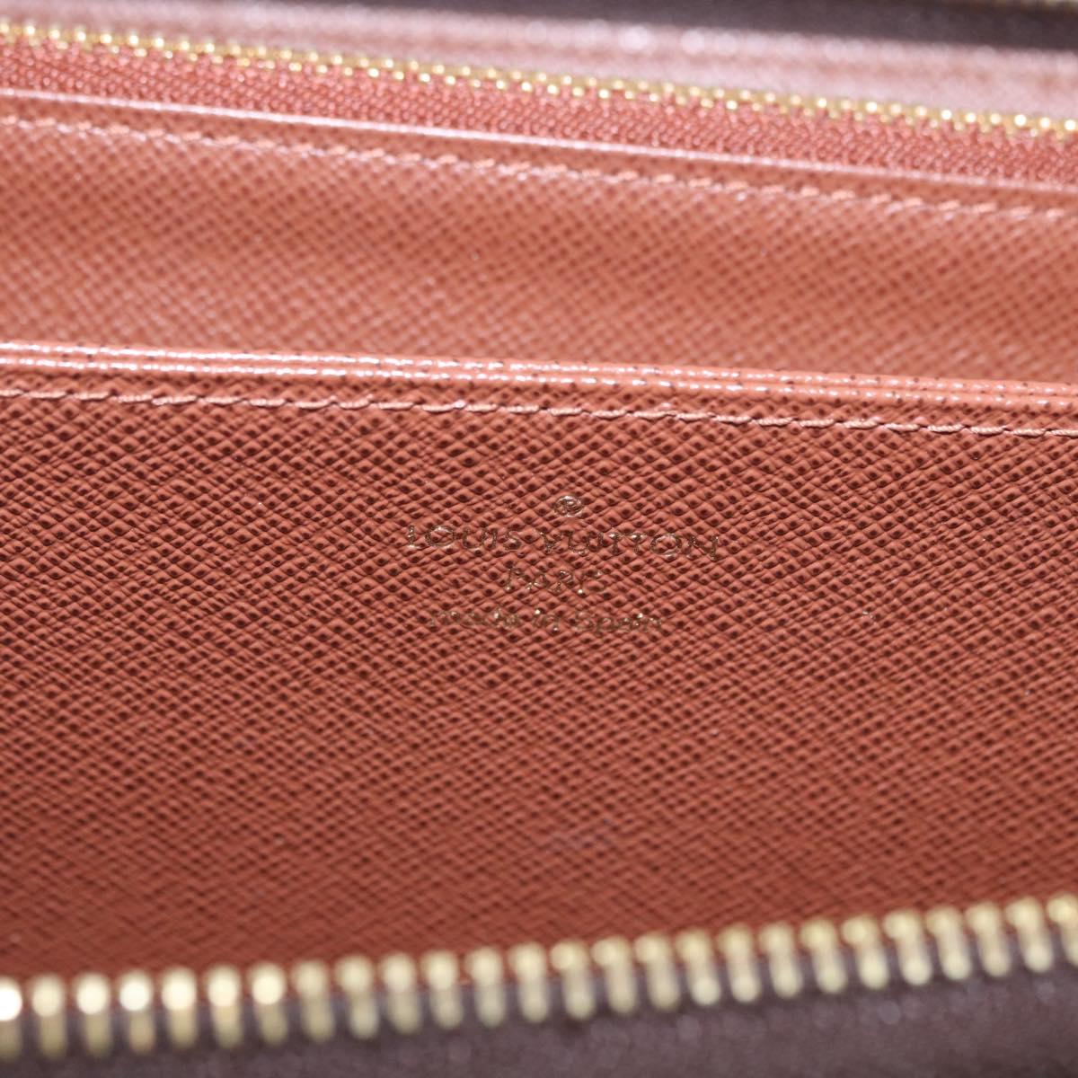 LOUIS VUITTON Monogram Zippy Wallet Long Wallet M42616 LV Auth 186627V