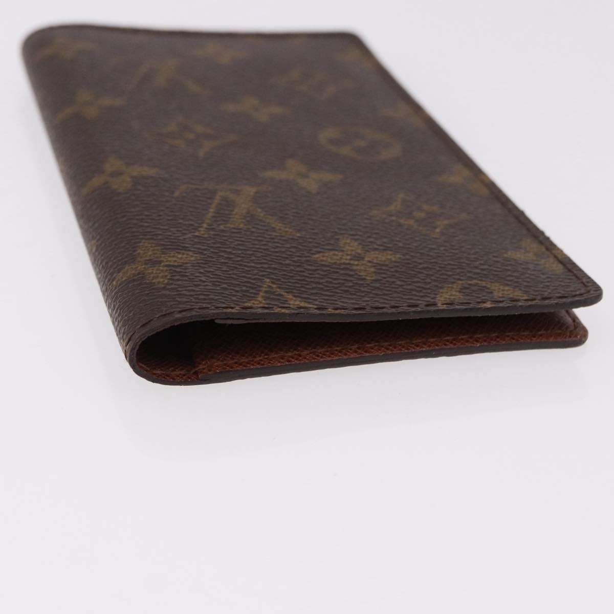 LOUIS VUITTON Monogram Agenda Poche Note Cover R20503 LV Auth 186628A