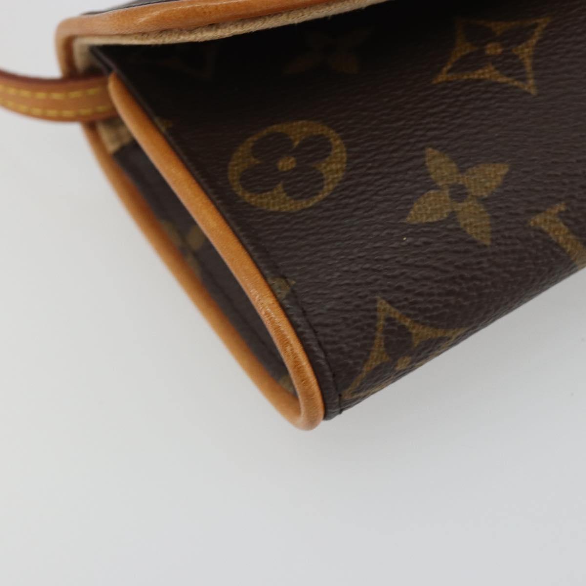 LOUIS VUITTON Monogram Pochette Twin PM Shoulder Bag M51854 LV Auth 186629A