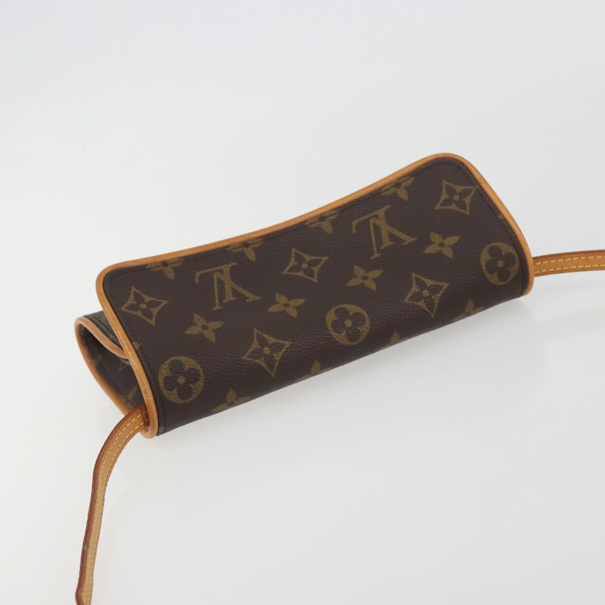 LOUIS VUITTON Monogram Pochette Twin PM Shoulder Bag M51854 LV Auth 186629A
