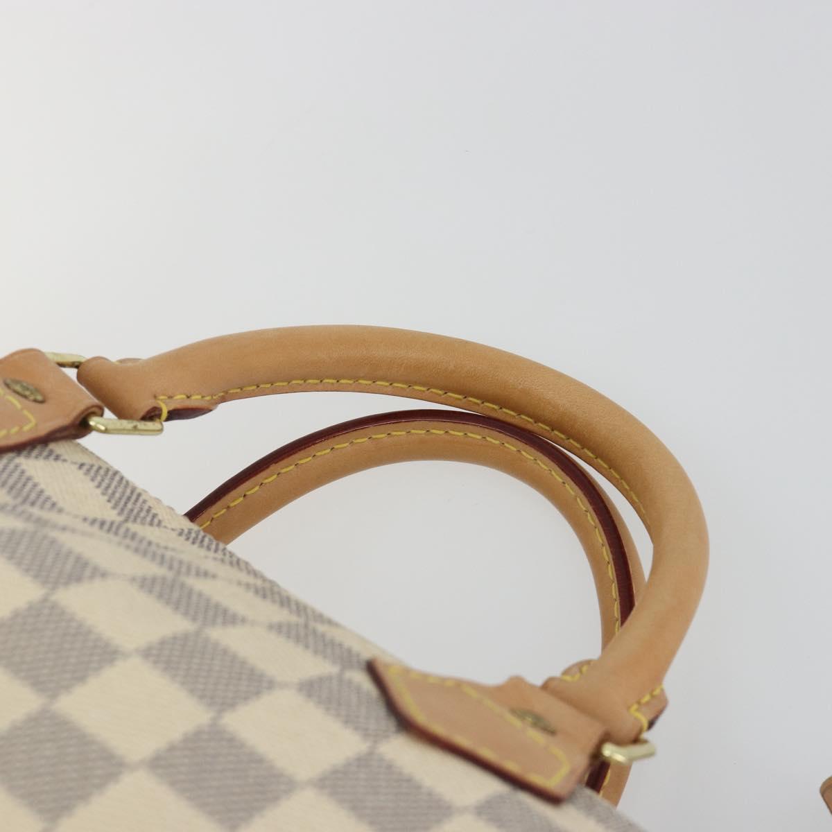 LOUIS VUITTON Damier Azur Speedy 30 Hand Bag N41533 LV Auth 186634A