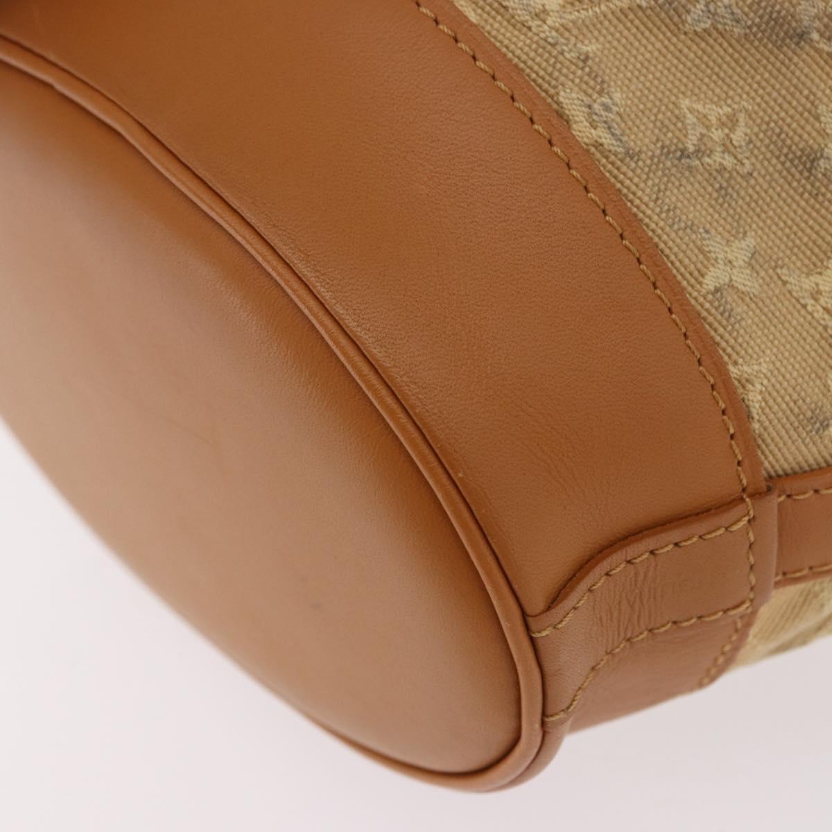 LOUIS VUITTON Monogram Mini Noelie Shoulder Bag Beige M92689 LV Auth 186638V