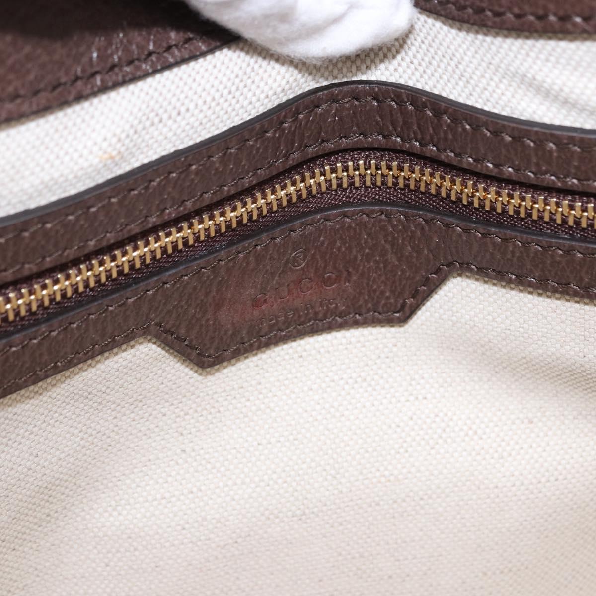 GUCCI Jackie 1961 GG Supreme Bag PVC Leather 3way Beige 678843 Auth 186639SM