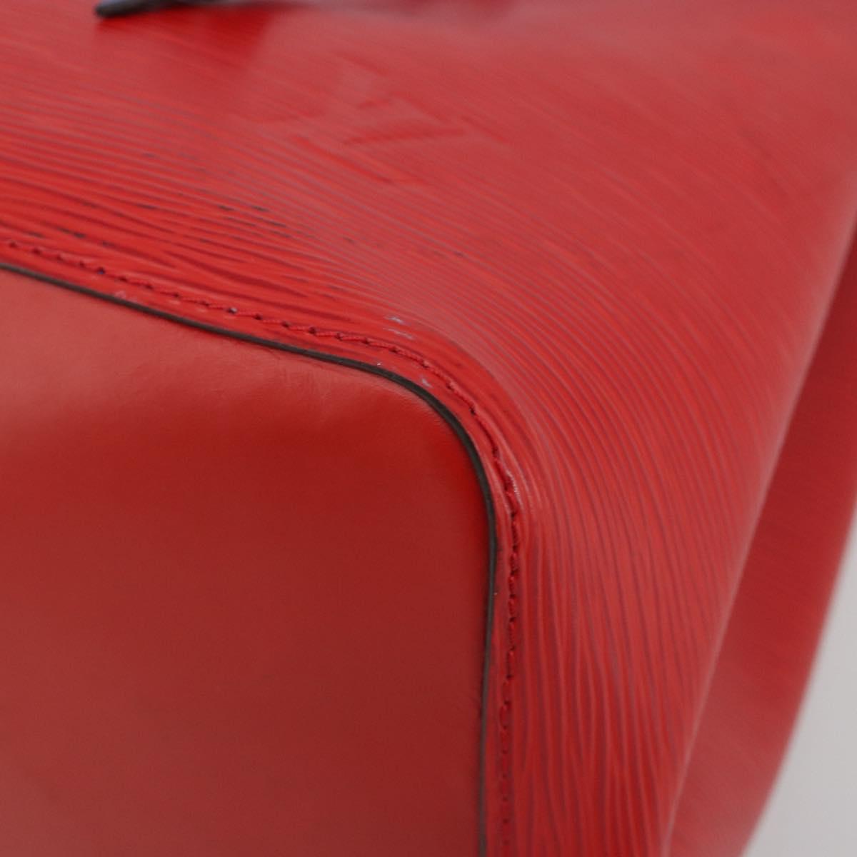 LOUIS VUITTON Epi Neonoe Shoulder Bag Red Coklico M54365 LV Auth 186641V