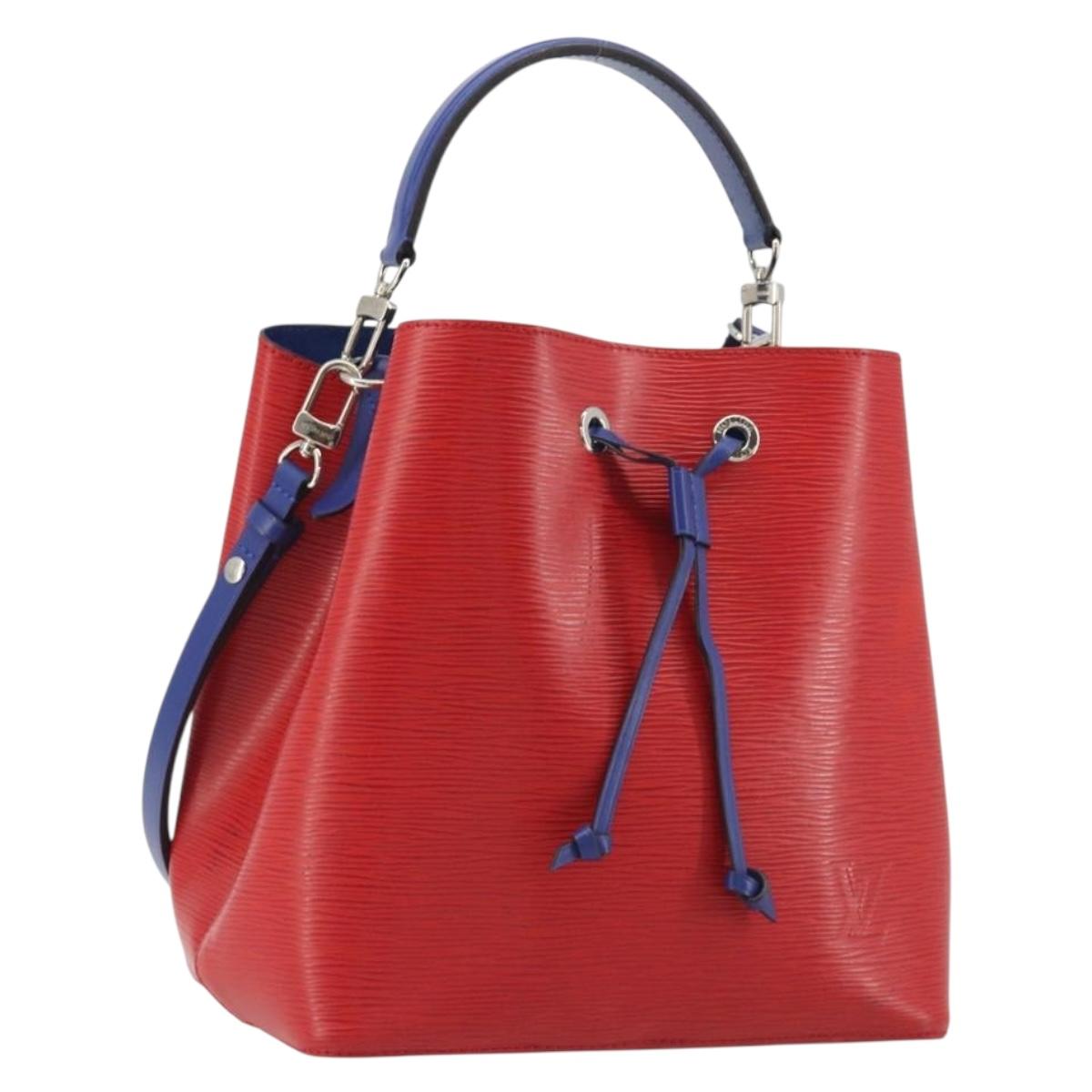 LOUIS VUITTON Epi Neonoe Shoulder Bag Red Coklico M54365 LV Auth 186641V
